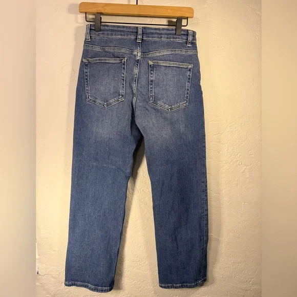 ME+EM Dark Blue Straight Leg Jeans - Picture 6 of 8